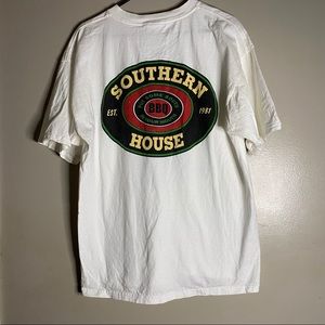 Vintage 01 Southern BBQ house tee